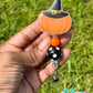 Witch Hat Pumpkin Badge Reel