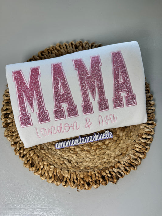 Glitter Applique Sweatshirt