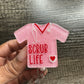 Valentines Scrub Life Badge Reel